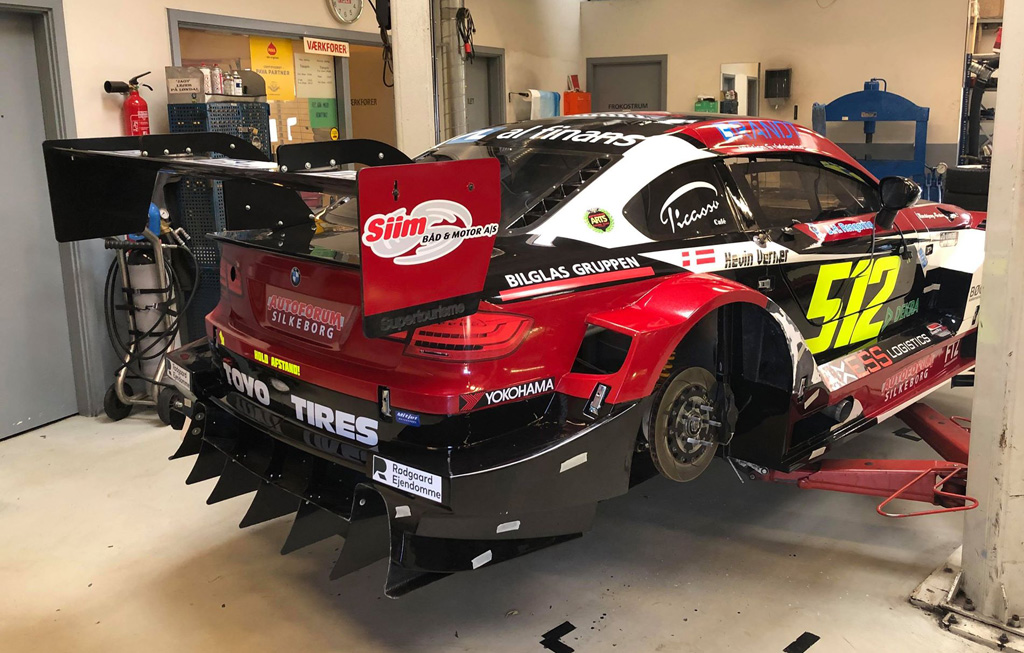 Bilen er klar !
(Foto: Motorsporten.dk)